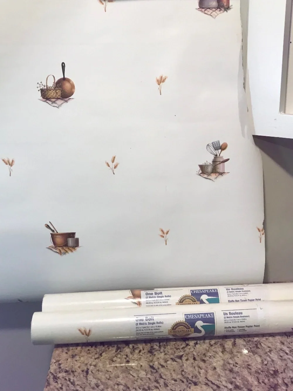 3 bolts Chesapeake country cottage wallpaper